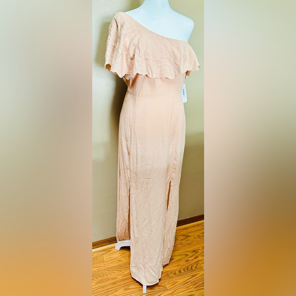 Shellsea Honey Bella Cold Shoulder Maxi Dress Large NWT
